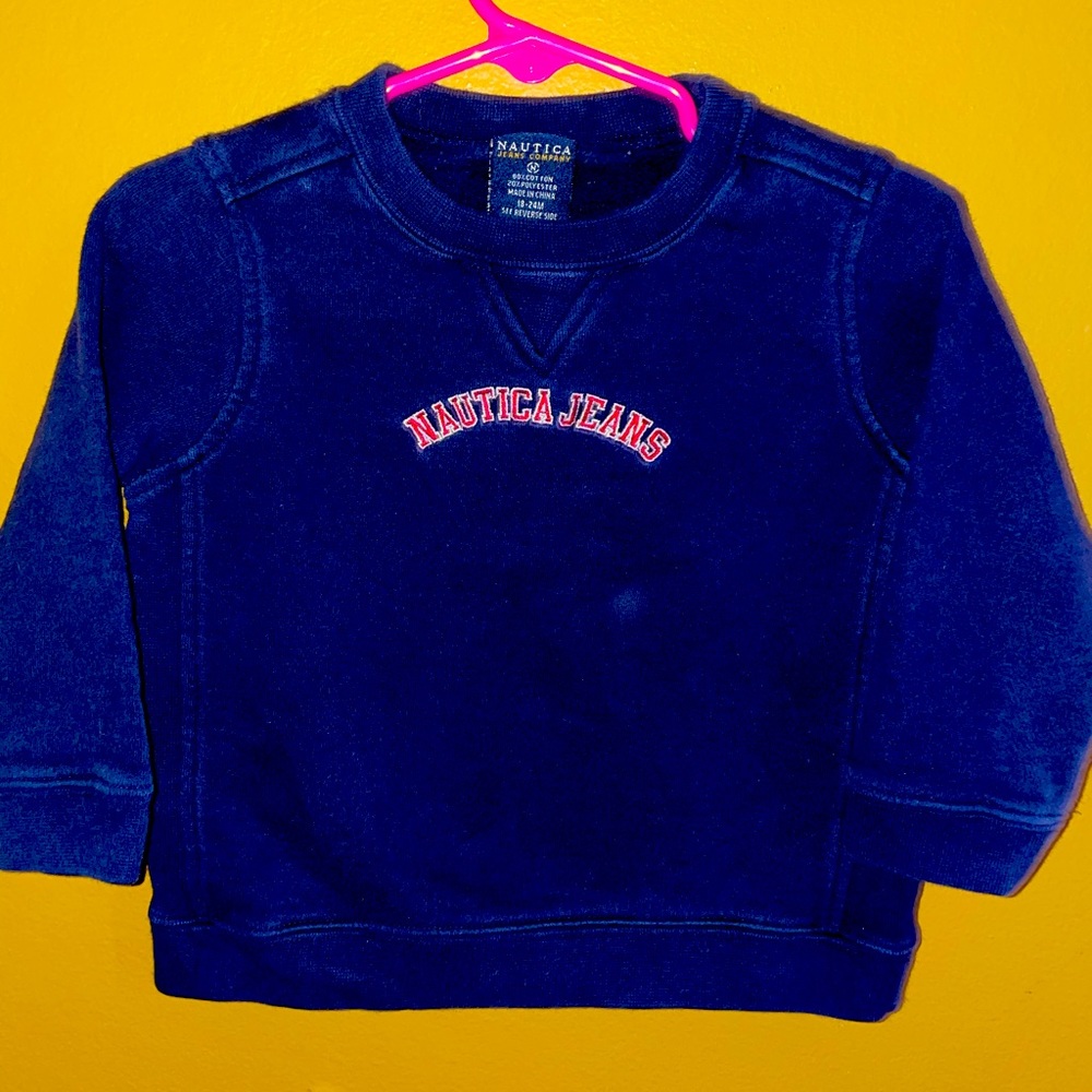 Toddler NAUTICA crewneck. Size 18-24 months